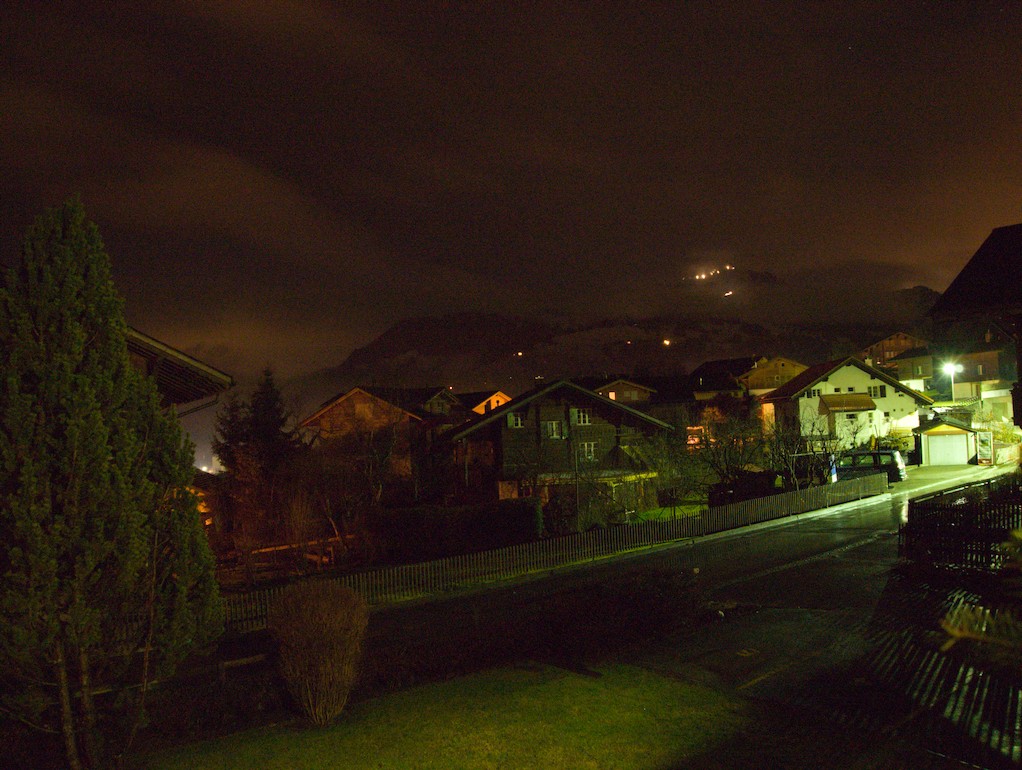 Bergdorf, Langzeitbelichtung 2