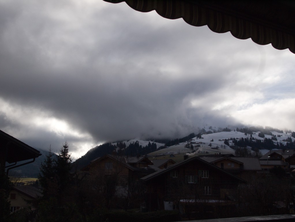 Rinderberg in Wolken 3